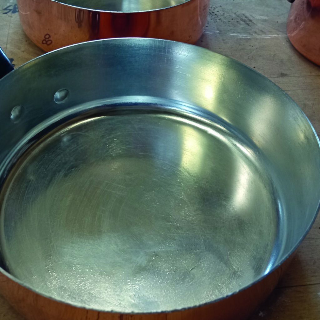 étamage d'une casserole