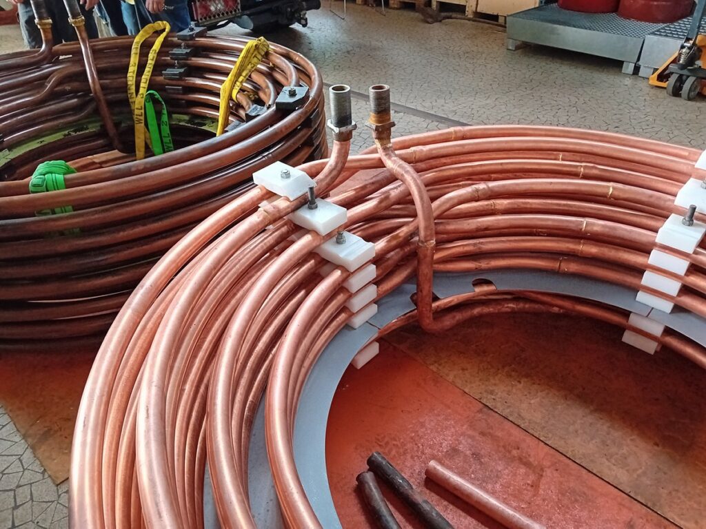 serpentin en cuivre